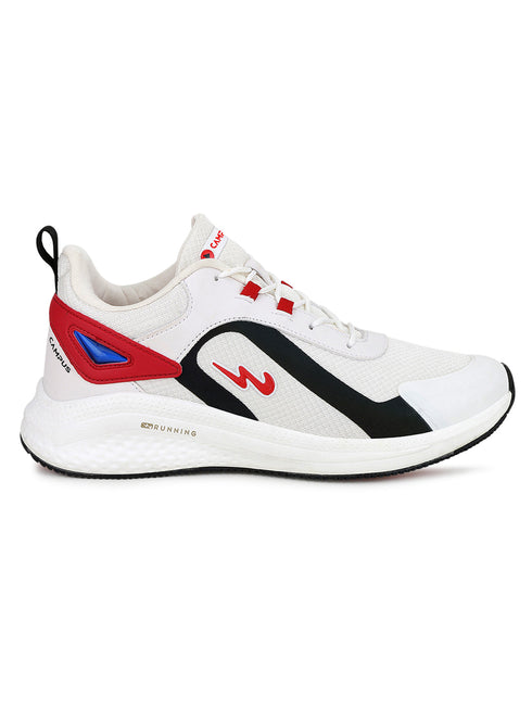 OMAX White Men's Running Shoes
